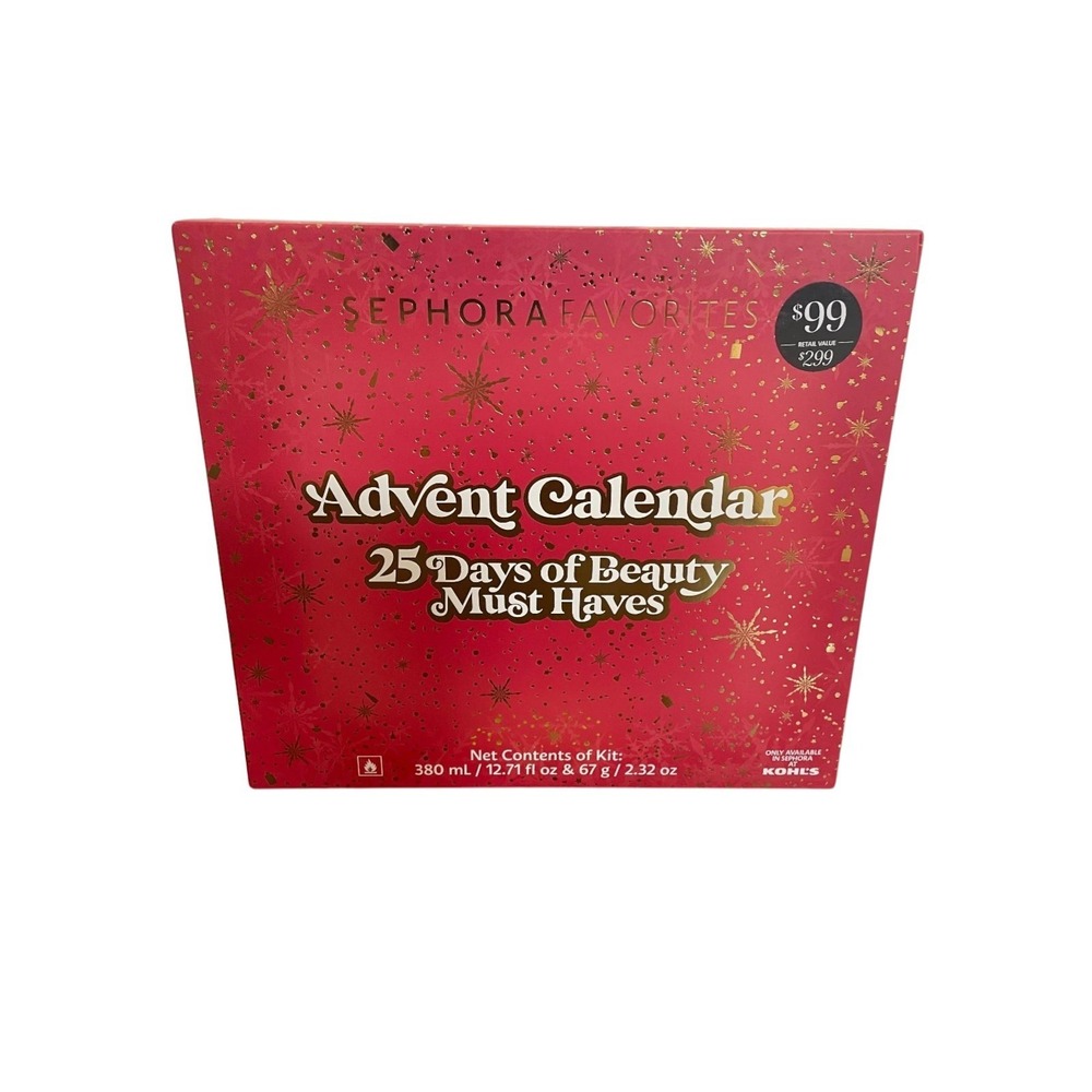 Sephora Favorites Advent Calendar 25 Days Of Beauty Holiday LIMITED Edition 2025